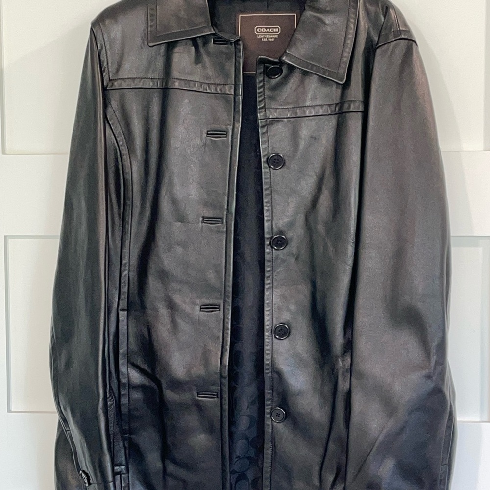 Coach leather jacket